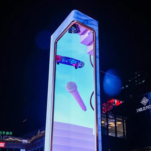 Velký 3D LED displej