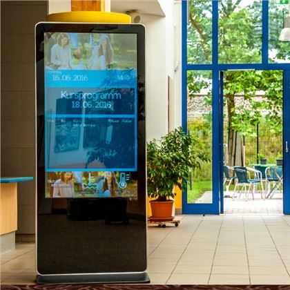 Digital Signage na podlaze